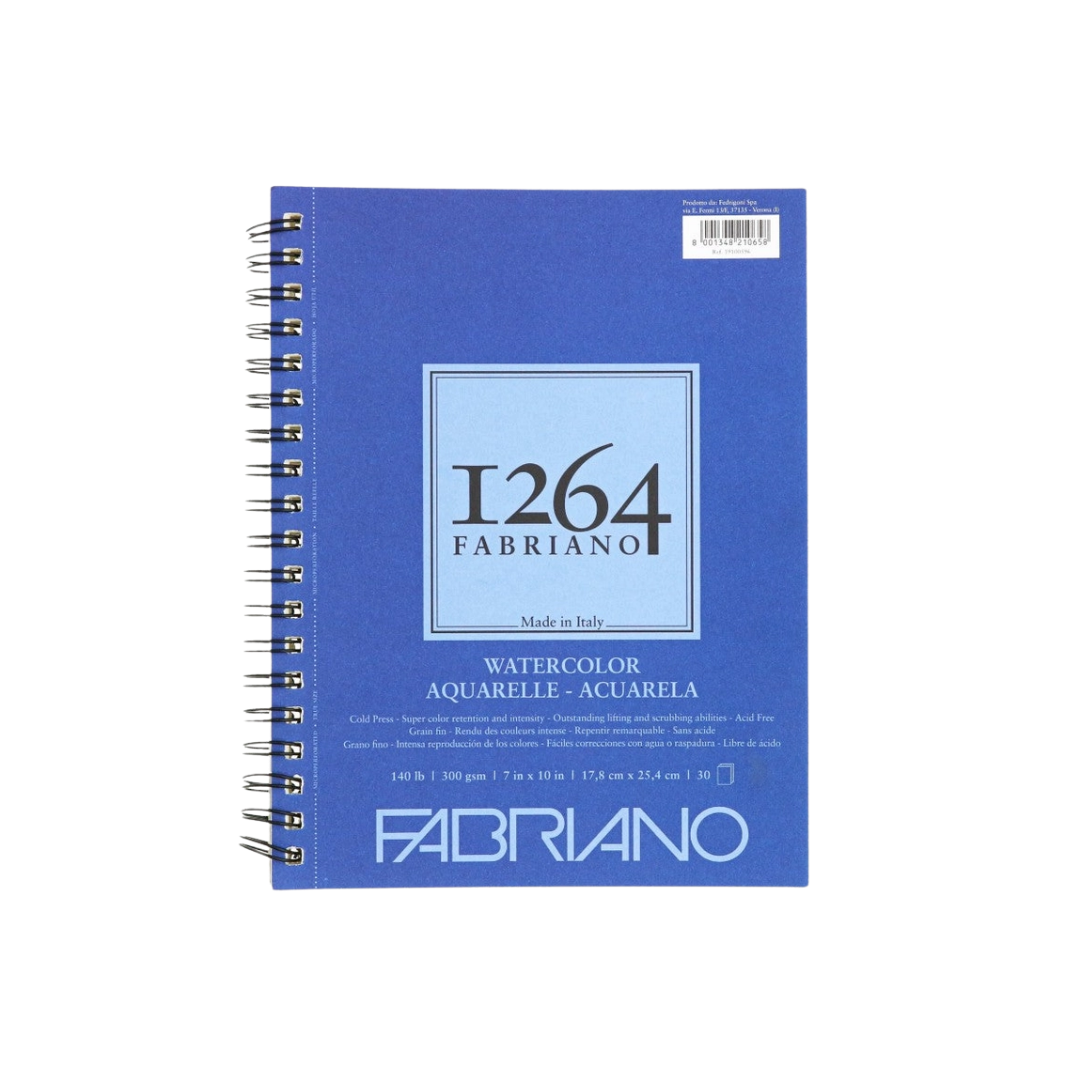 Fabriano 1264 Watercolor Pad — 7 × 10 in