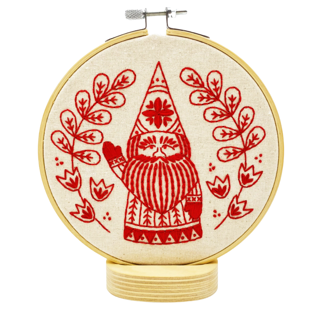 Nordic "Jul" Gnome Embroidery Kit