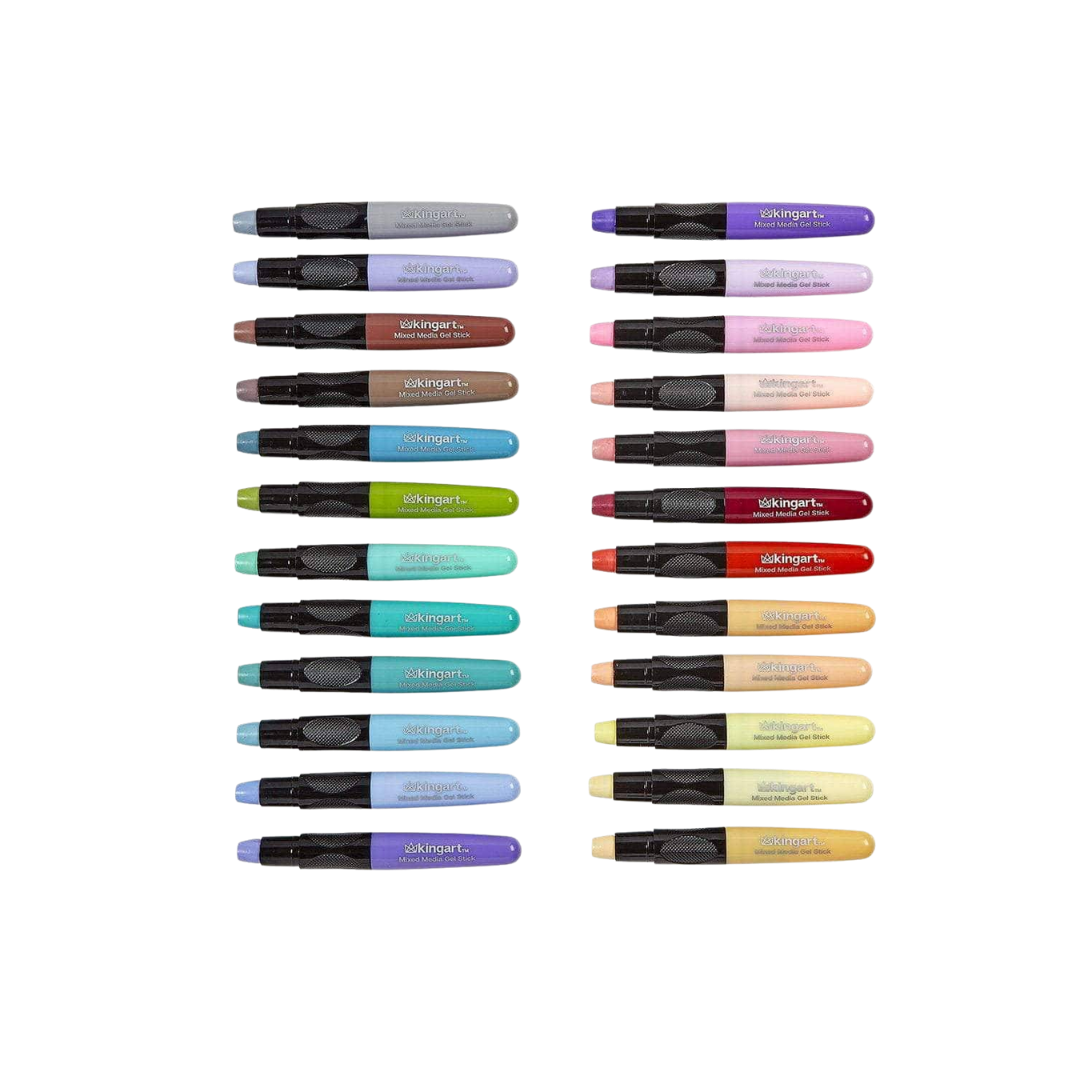 Gel Stick Crayons 24 Pastel Colors