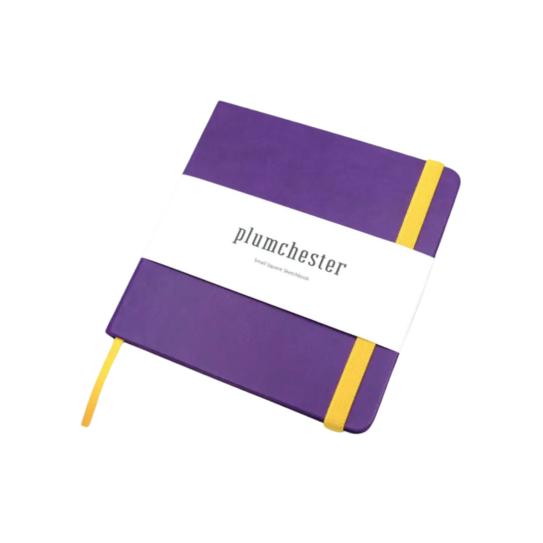 Plumchester Small Square Sketchbook 6” x 6” - 48 pages