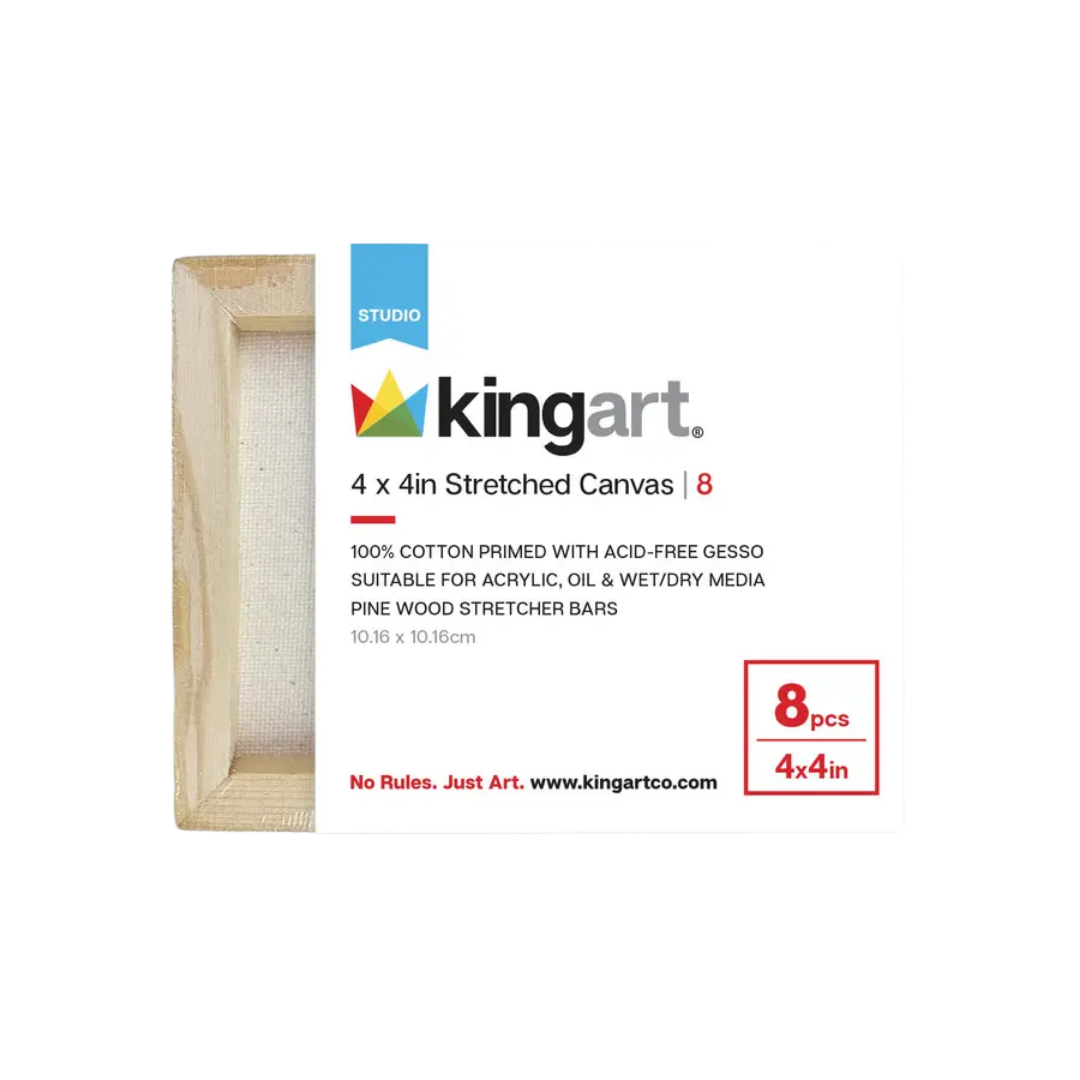 Stretched Canvas 4x4 8 pc