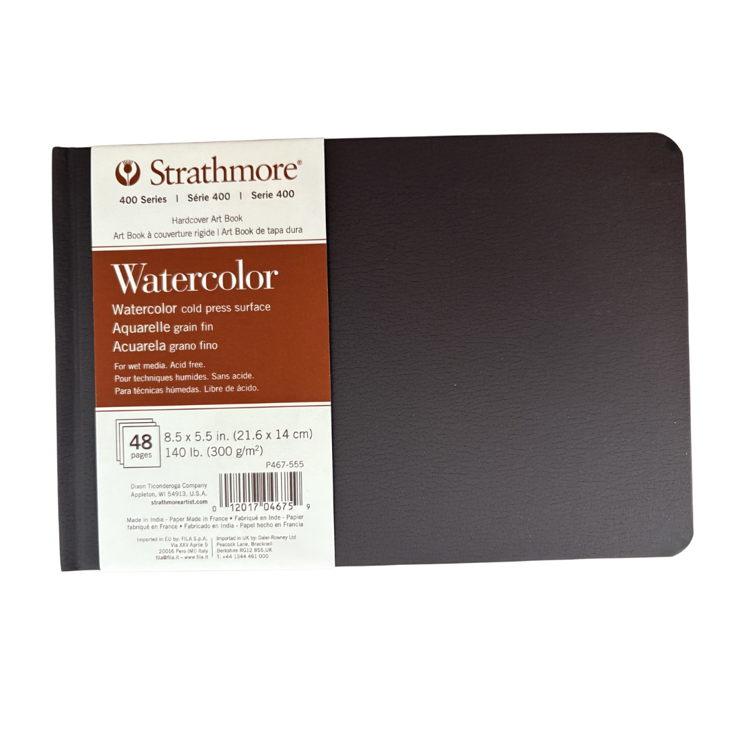 Strathmore BK 400 Series Watercolor Book — 8.5" × 5.5" (Landscape)