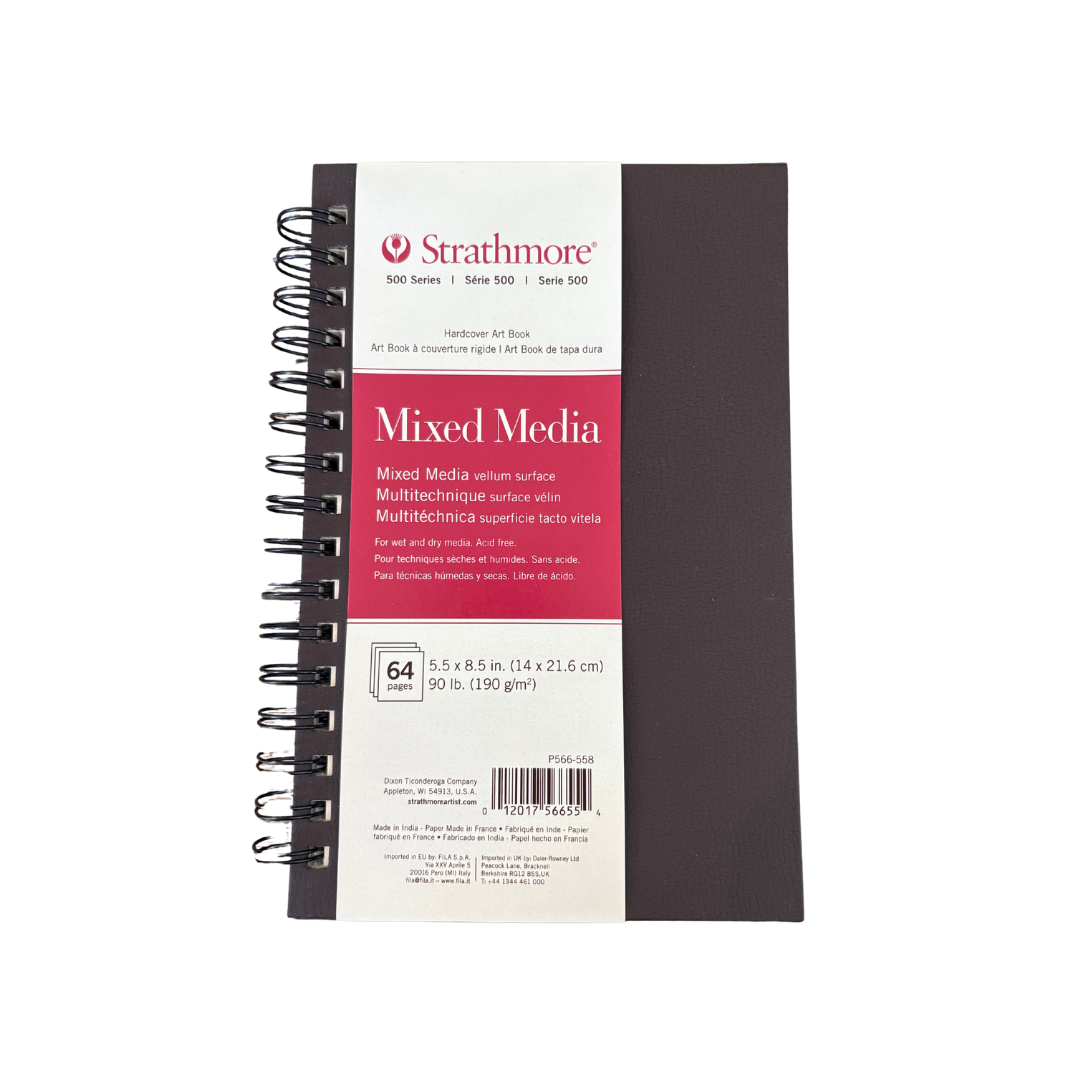 Strathmore BK 500 Mixed Media Pad – 5.5″×8.5″ (32 Sheets)