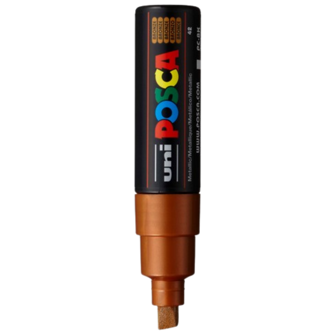 Posca PC-8K Paint Marker Broad Chisel Tip - Bronze