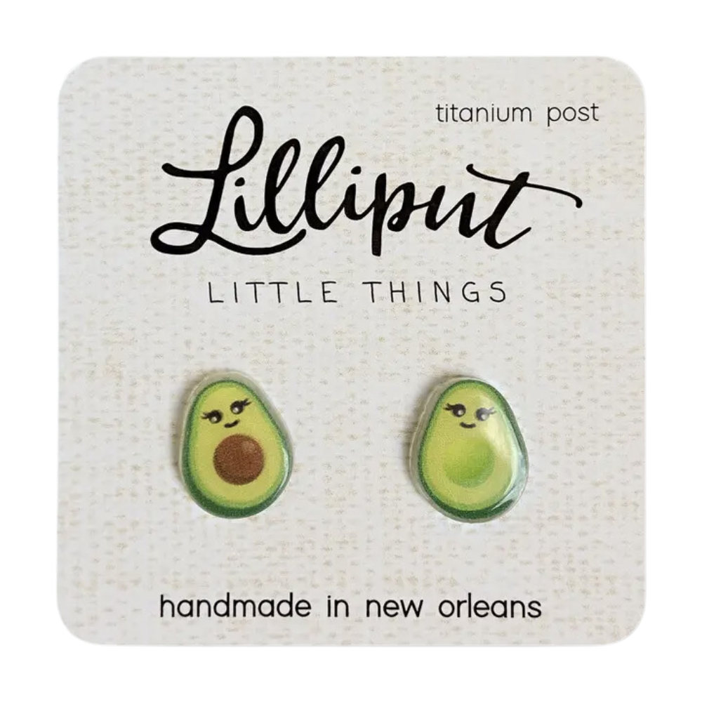 Kawaii Avocado Earrings