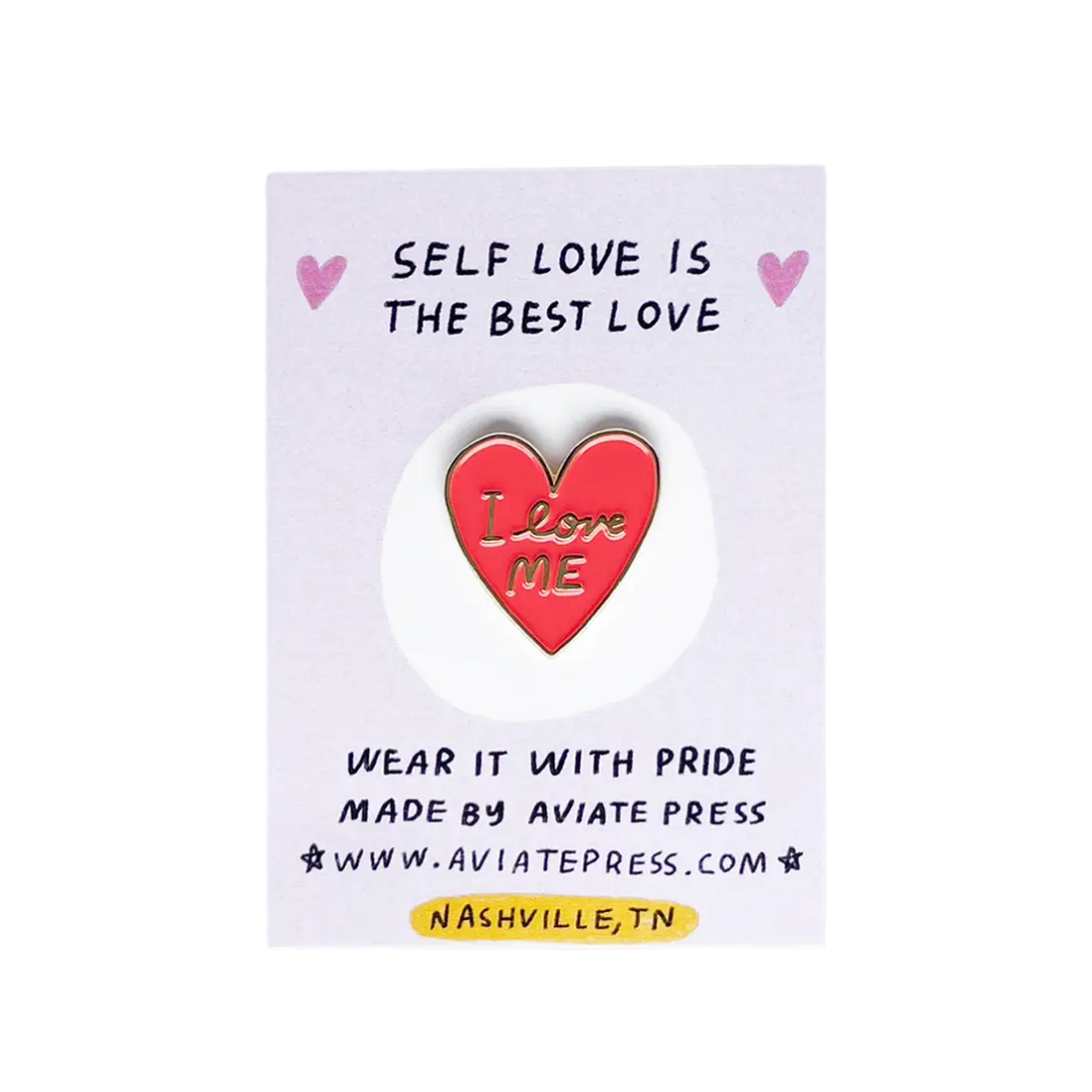 I Love Me Enamel Pin