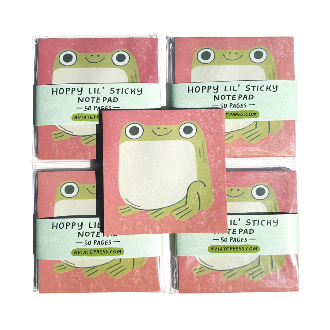 Cute Frog Sticky Notepad