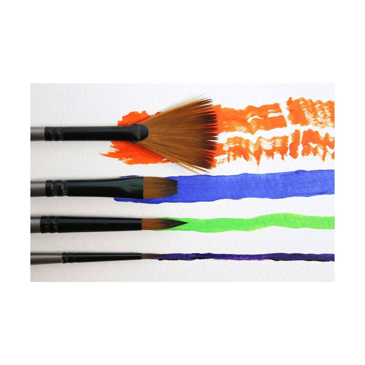 Gallery Series Brush Set Acrylic 4pce