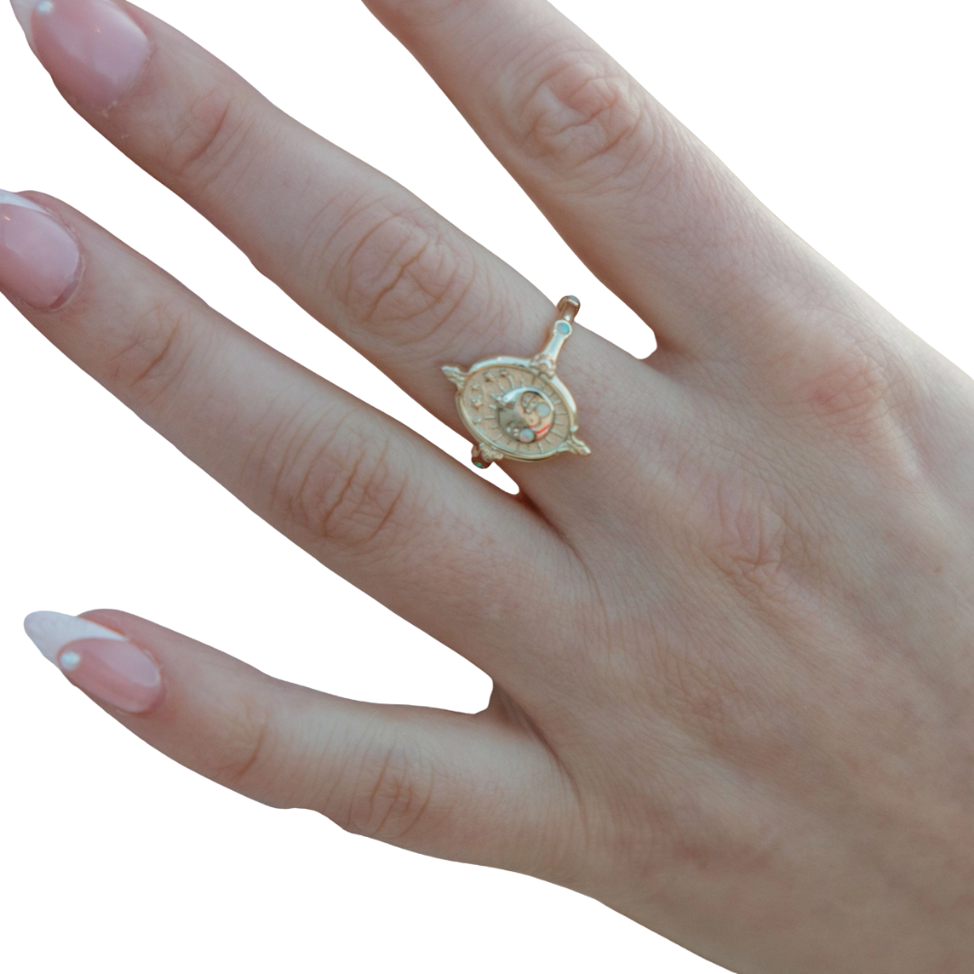 Adjustable Pocket Full of Moonlight Ring