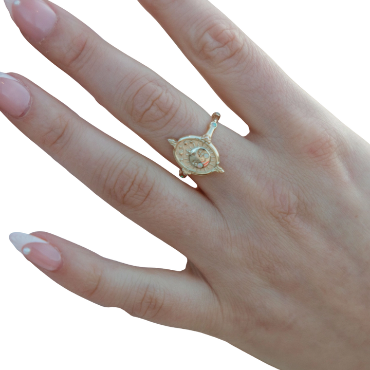 Adjustable Pocket Full of Moonlight Ring