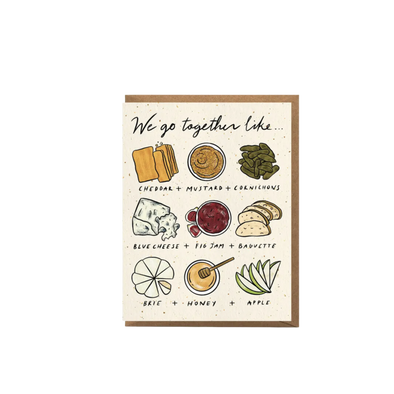 Cheese Pairing Love Card