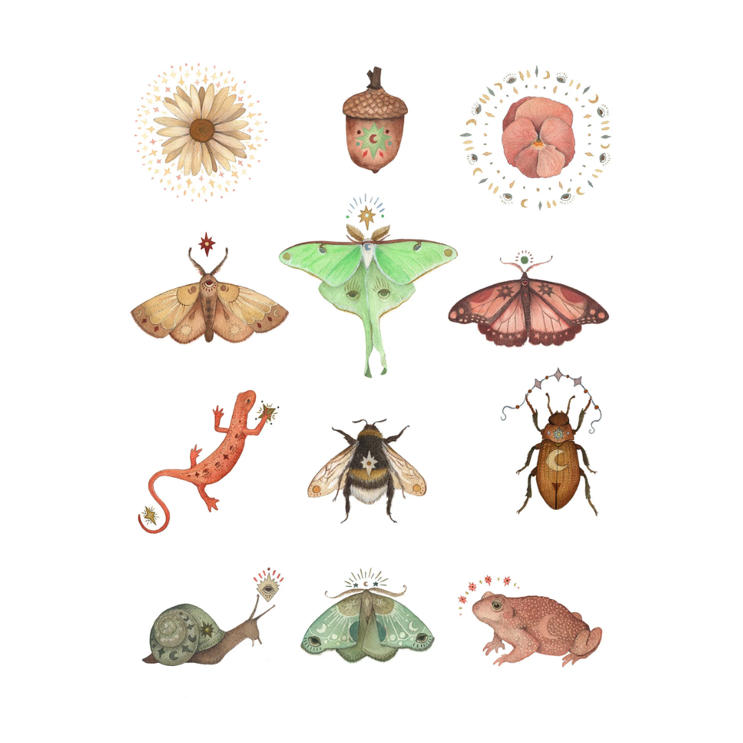 Astral Creatures 8"x10" Print