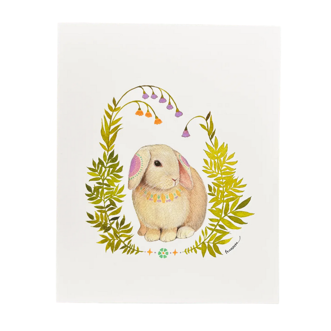 Bunny Bloom - 8"x10" Print