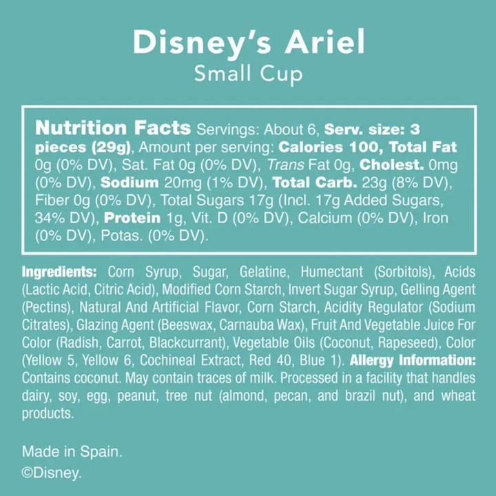 Disney Princess Ariel Gummies