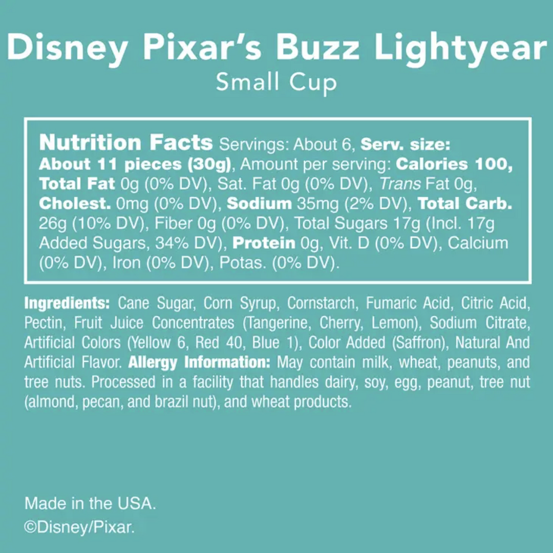 Disney Pixar Toy Story Buzz Lightyear Gummies