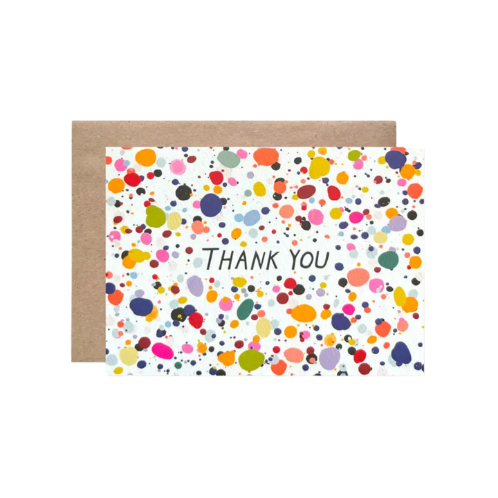 Thank You Splatter Card