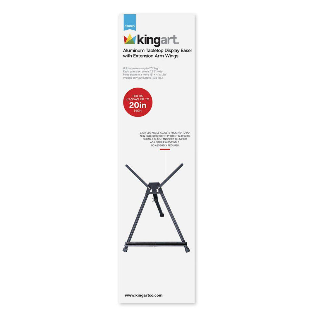 KINGART Aluminum Tabletop Easel