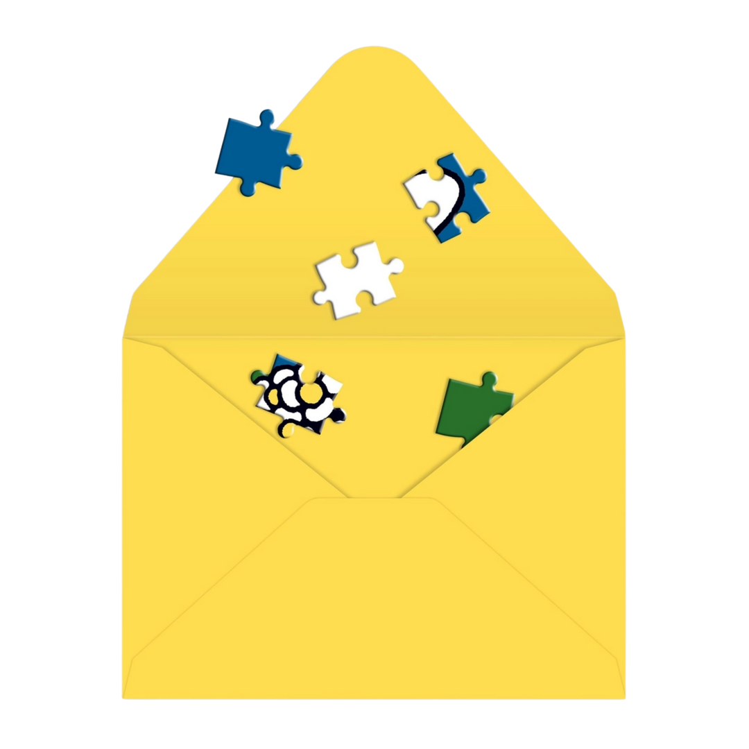 Miffy with Flowers Greeting Card Puzzle