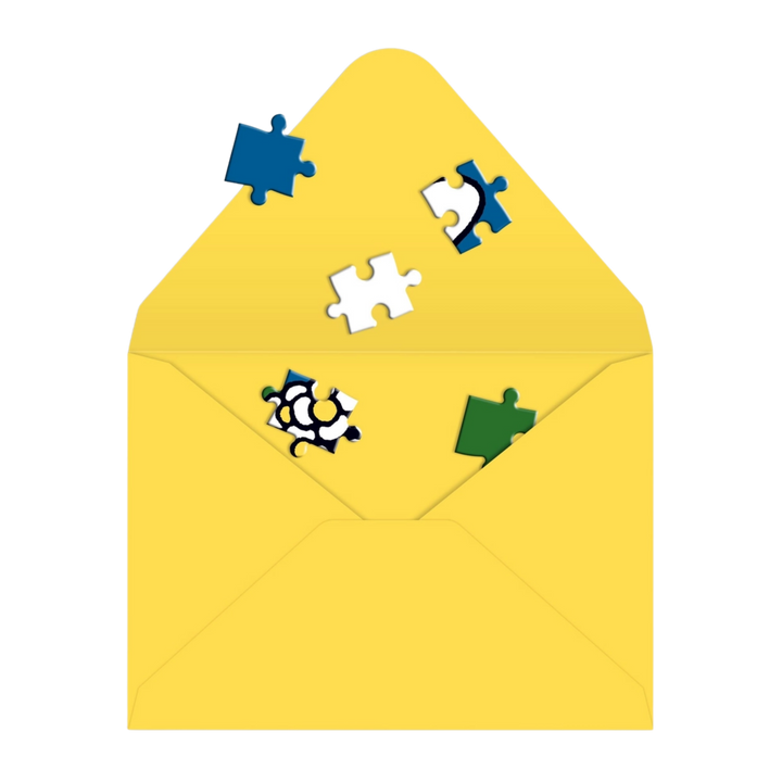 Miffy with Flowers Greeting Card Puzzle