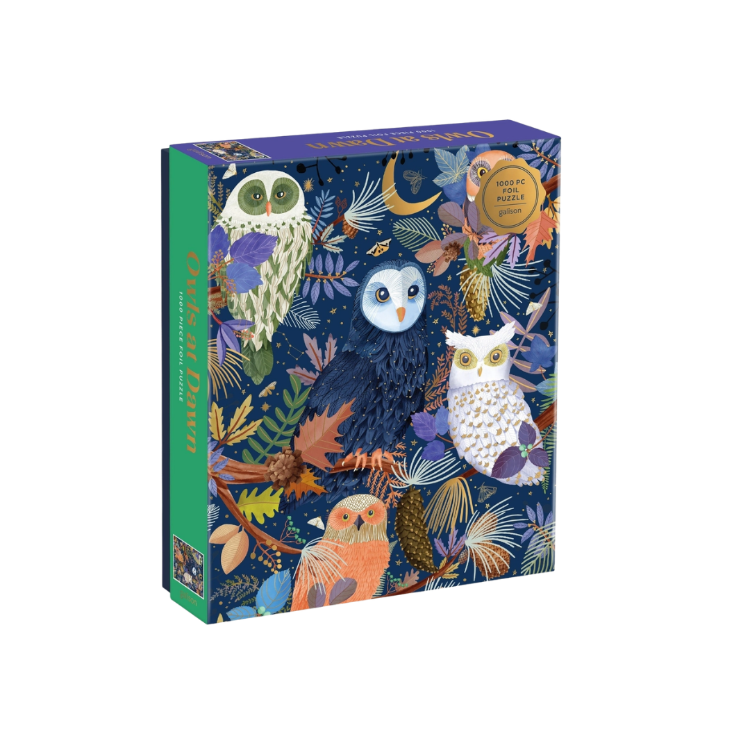 Owls At Dawn 1000 Piece Foil Puzzle