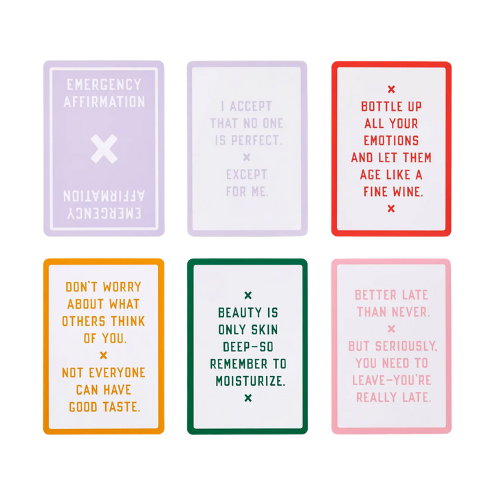 Emergency Affirmations Exceptionally Stupid Days Card Deck