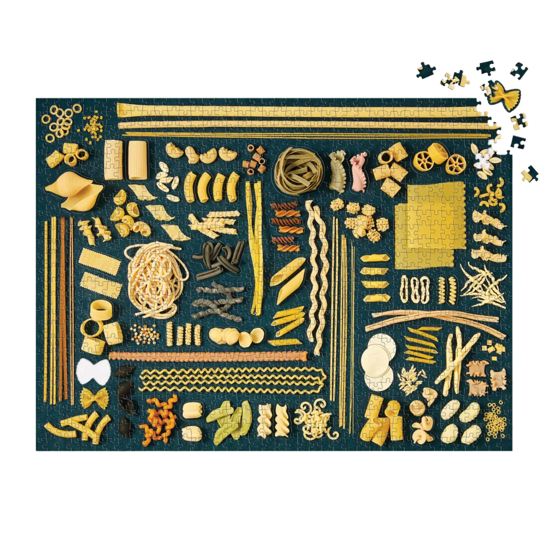 The Art of Pasta - 1000 Piece Puzzle with Shaped Pieces