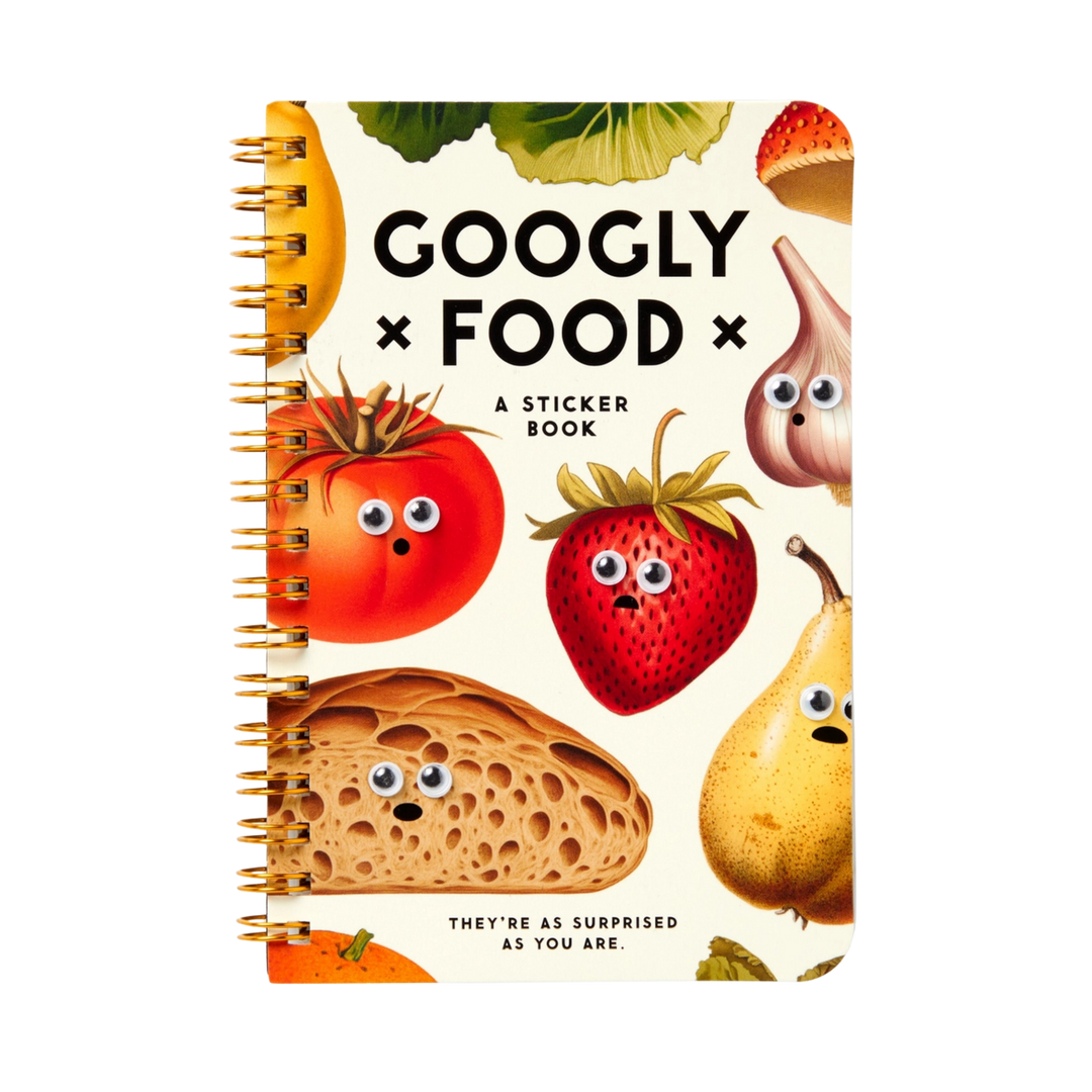Brass Monkey Googly Foods Sticker Book