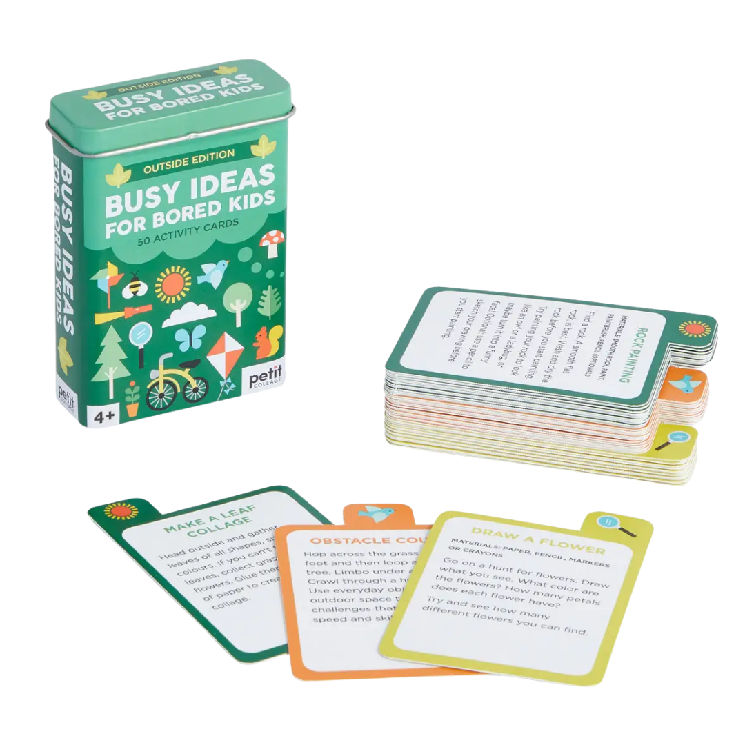 Busy Ideas For Bored Kids: Outdoor Edition