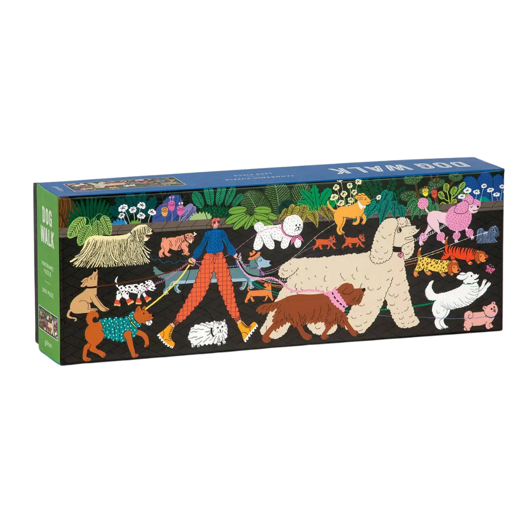 Dog Walk 1000 Piece Panoramic Puzzle