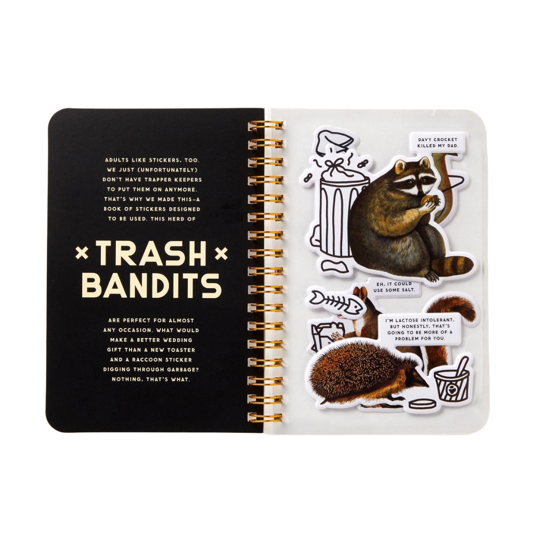 Trash Bandits Sticker Book