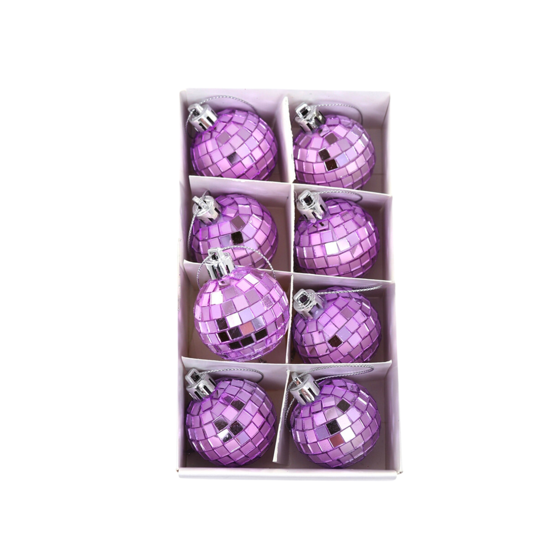 Tiny Disco Ball Ornament Set