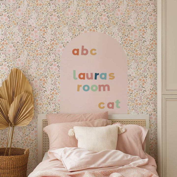 Blush Mini Arch Magnetic Wall Decal