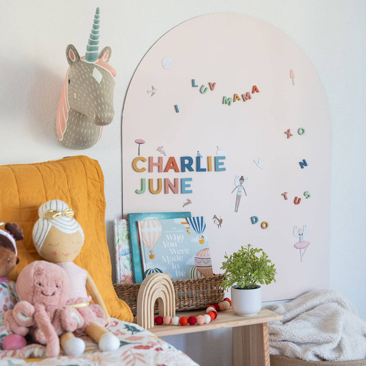 Blush Magnetic Arch Wall Decal