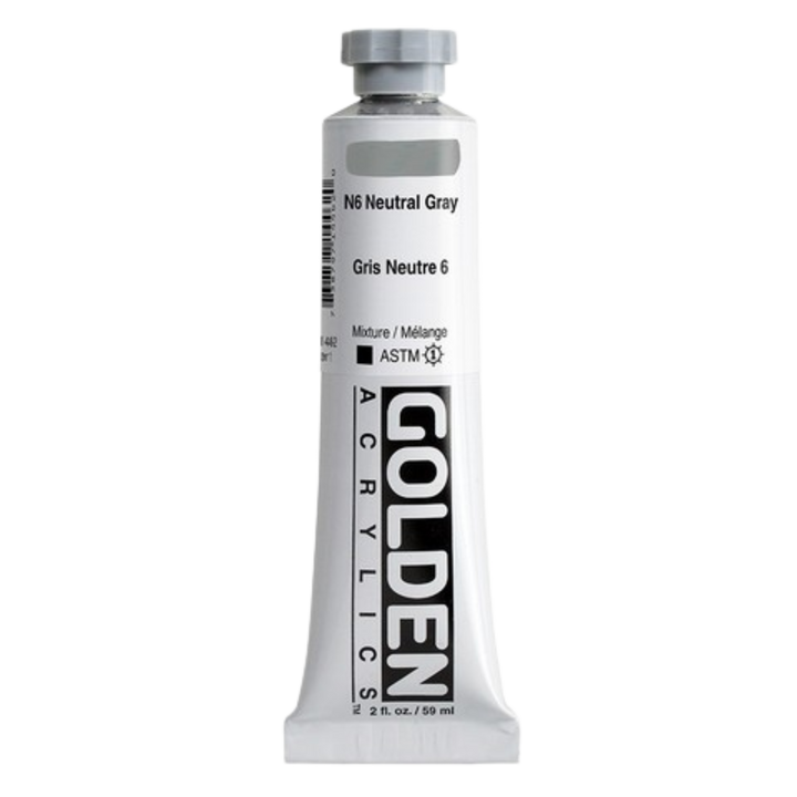 Heavy Body Acrylic 2oz Neutral Gray N6
