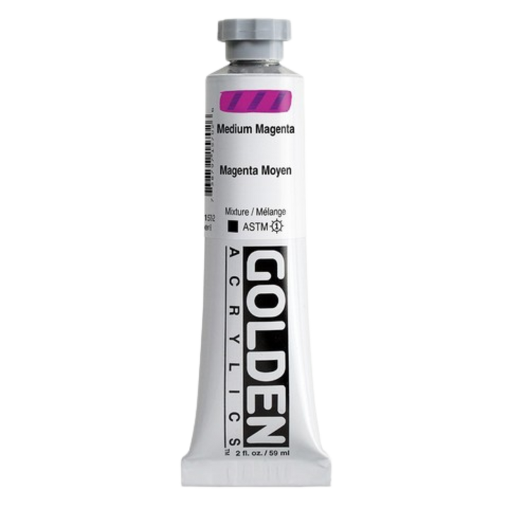 Heavy Body Acrylic 2oz Medium Magenta