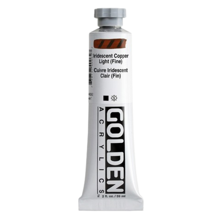 Heavy Body Acrylic 2oz Iridescent Copper Light