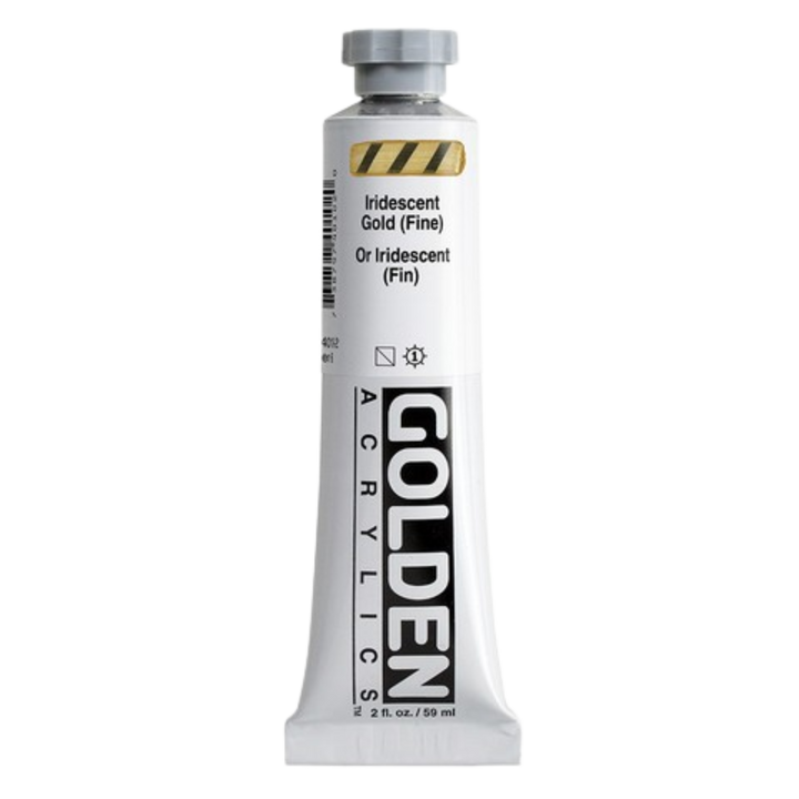 Heavy Body Acrylic 2oz Iridescent Gold (fine)