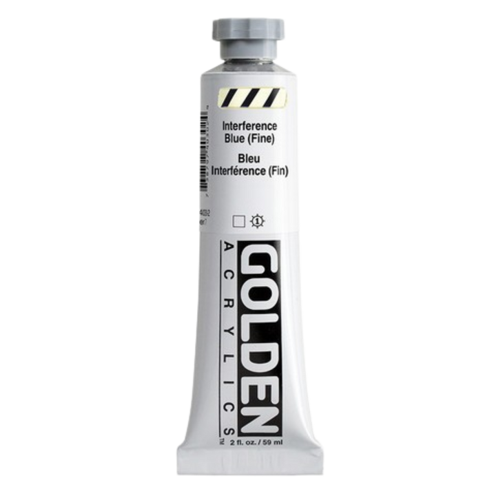 Heavy Body Acrylic 2oz Iridescent Interference Blue (fine)