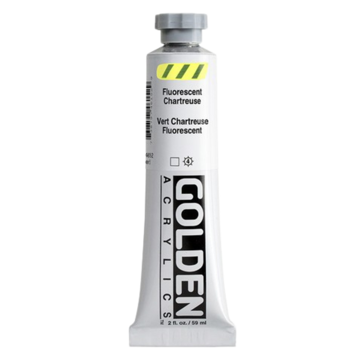 Heavy Body Acrylic 2oz Fluorescent Chartreuse