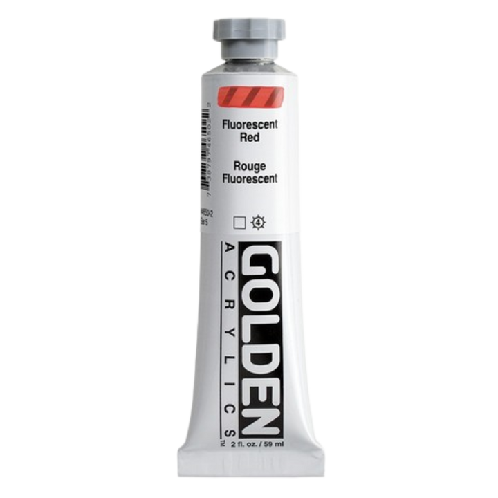Heavy Body Acrylic 2oz Fluorescent Red