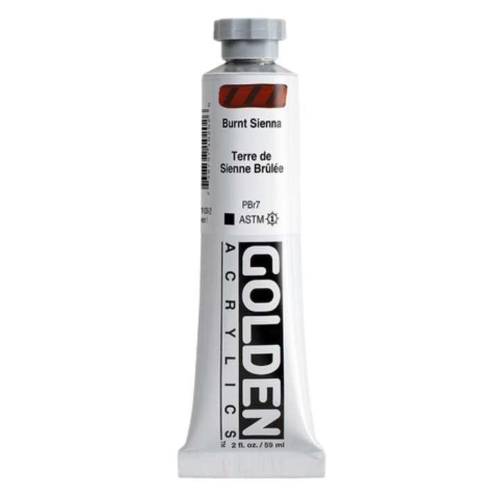 Heavy Body Acrylic 2oz Burnt Sienna