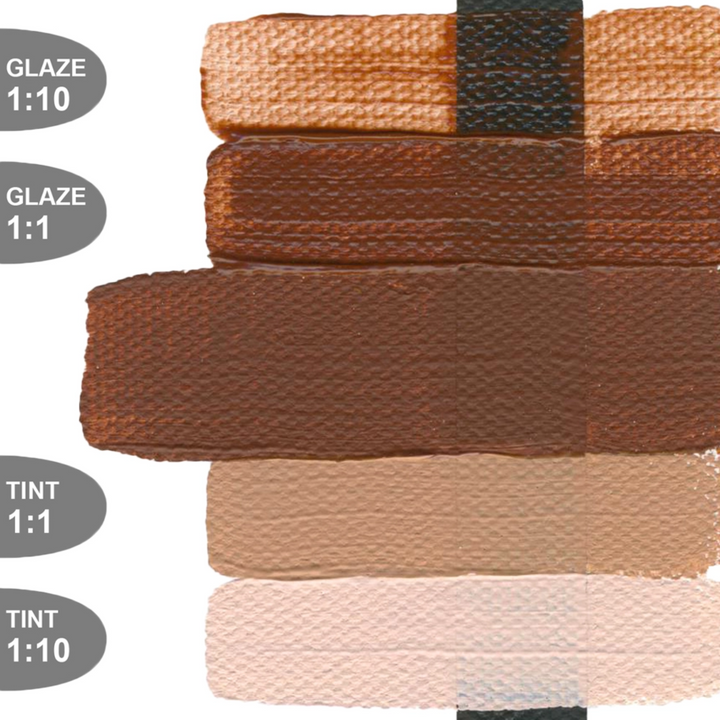 Heavy Body Acrylic 2oz Burnt Sienna