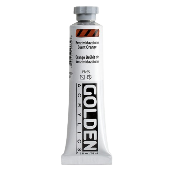 Heavy Body Acrylic 2oz Benzimidazolone Burnt Orange