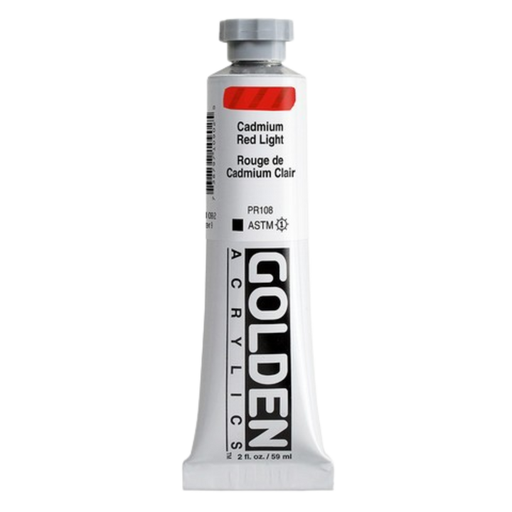 Heavy Body Acrylic 2oz Cadmium Red Light
