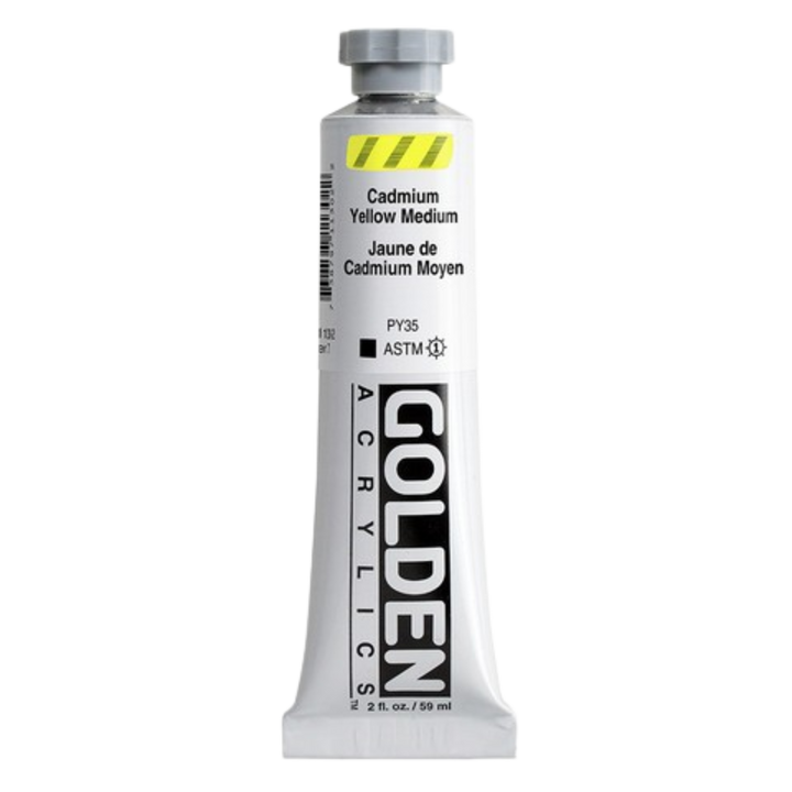 Heavy Body Acrylic 2oz Cadmium Yellow Medium