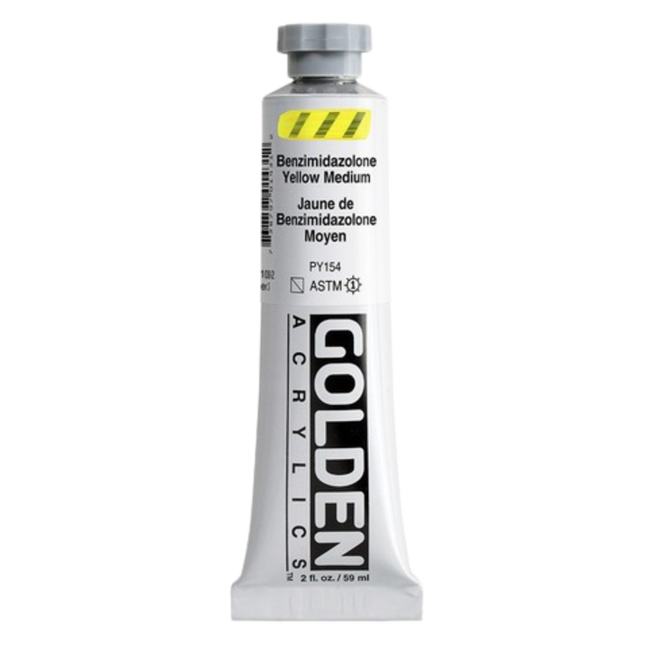 Heavy Body Acrylic 2oz Benzimidazolone Yellow Medium