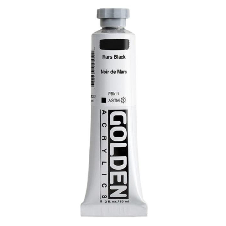 Heavy Body Acrylic 2oz Mars Black