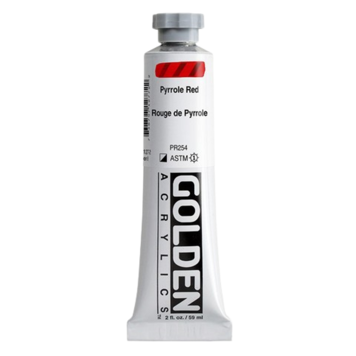 Heavy Body Acrylic 2oz Pyrrole Red