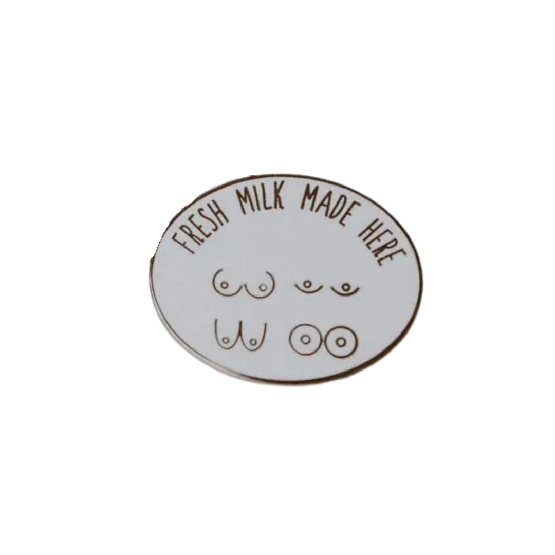 Enamel Pin | Fresh Milk Made Here