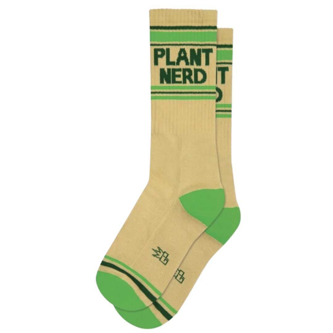 Plant Nerd Gym Crew Socks